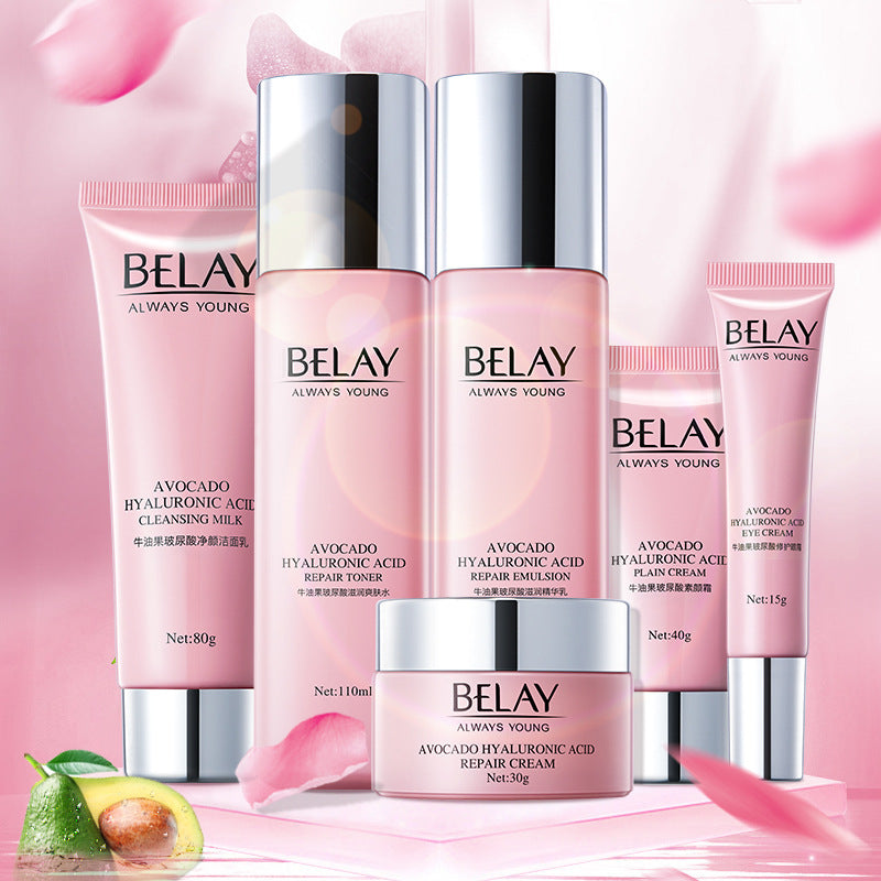 Avocado Hyaluronic Acid Moisturizing Skin Care Set