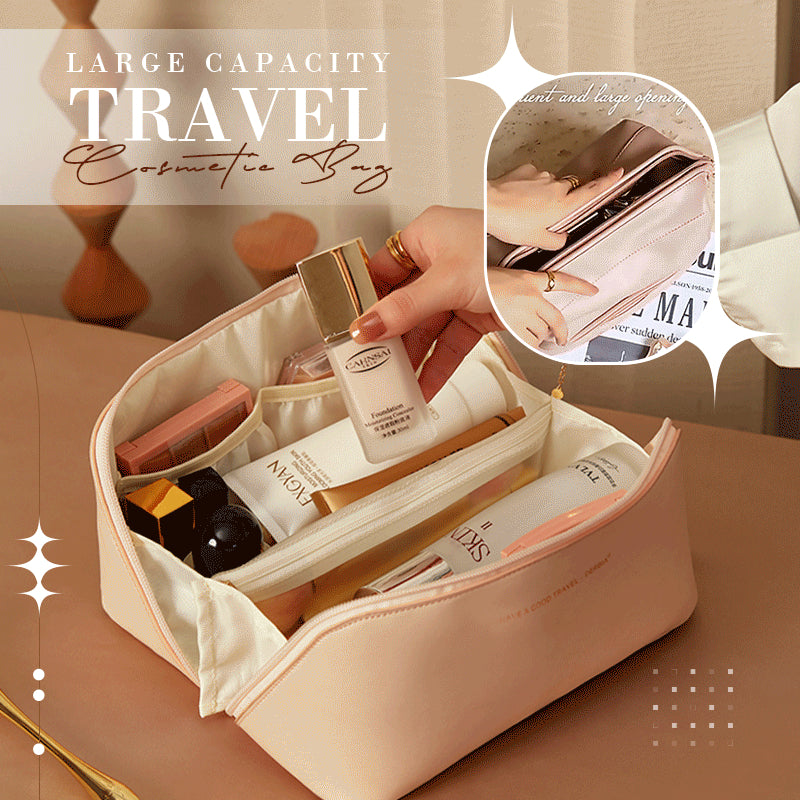 Portable double-layer beauty organiser