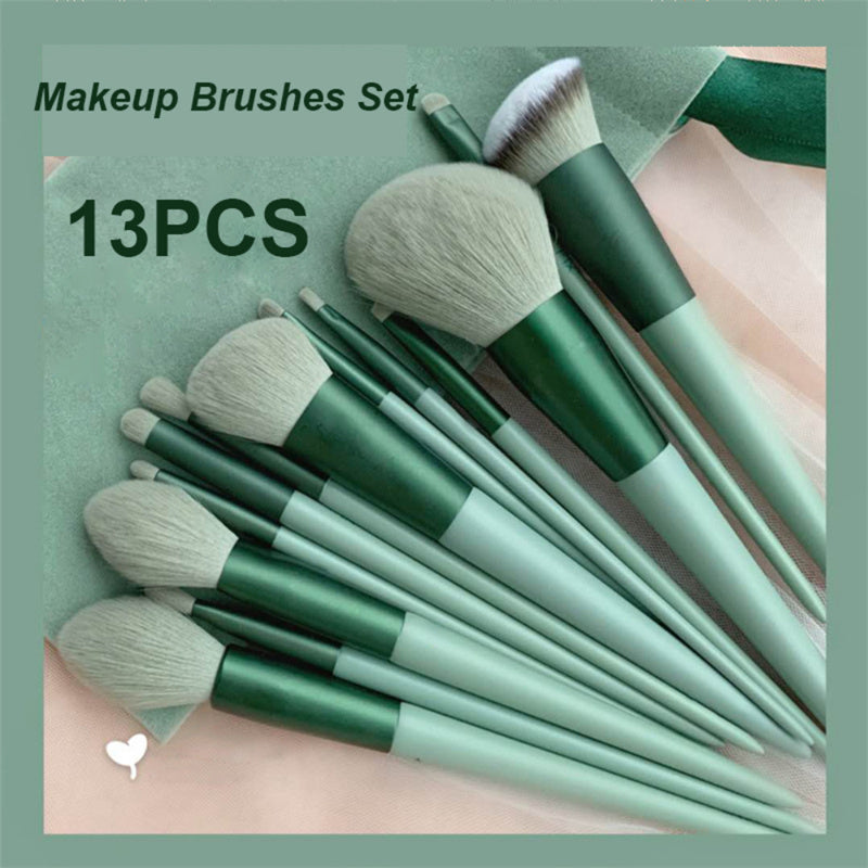 13-piece makeup brush set