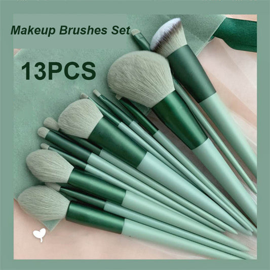 13-piece makeup brush set