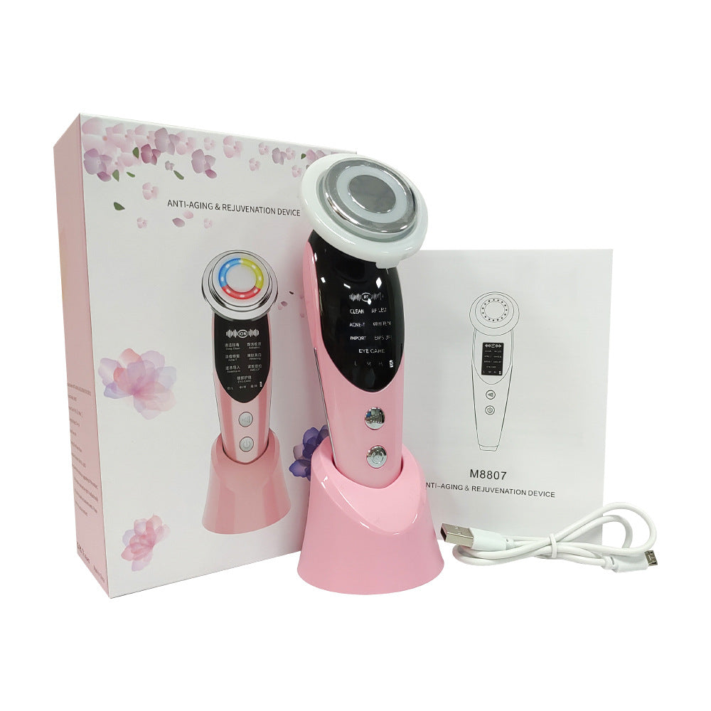7-in-1 EMS Micro-current Facial LED Beauty Device