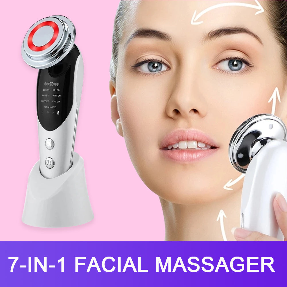 7-in-1 EMS Micro-current Facial LED Beauty Device