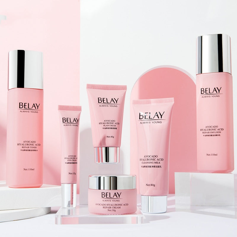 Avocado Hyaluronic Acid Moisturizing Skin Care Set