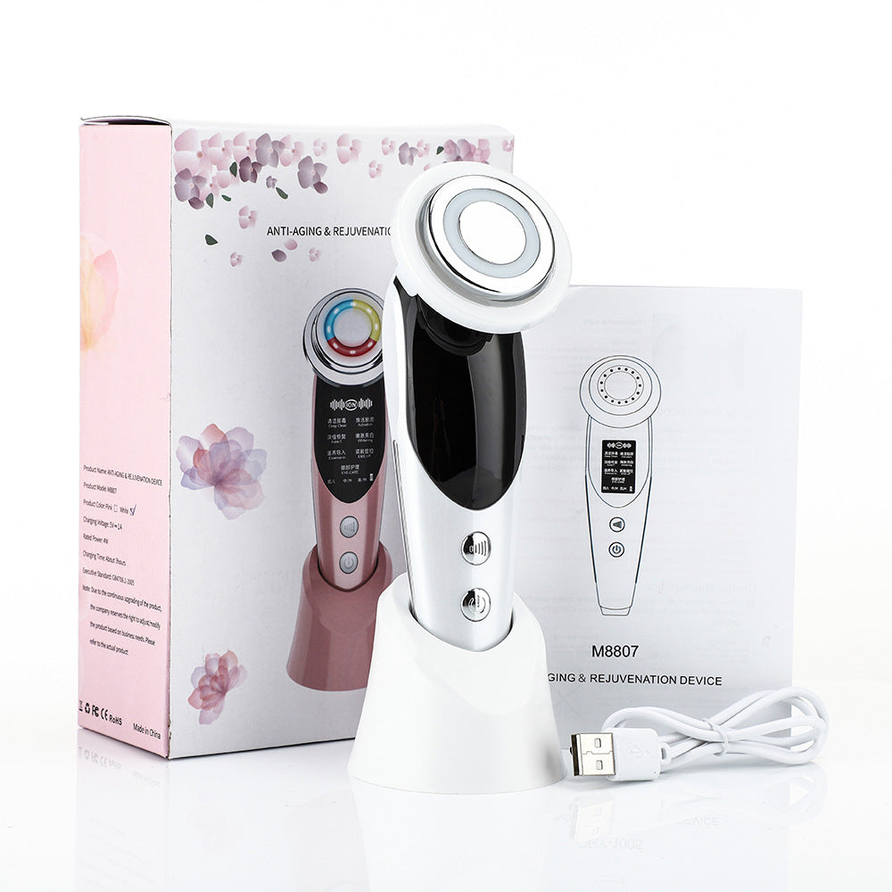 7-in-1 EMS Micro-current Facial LED Beauty Device