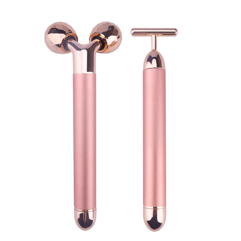 3D Facial Double Head Roller Massager