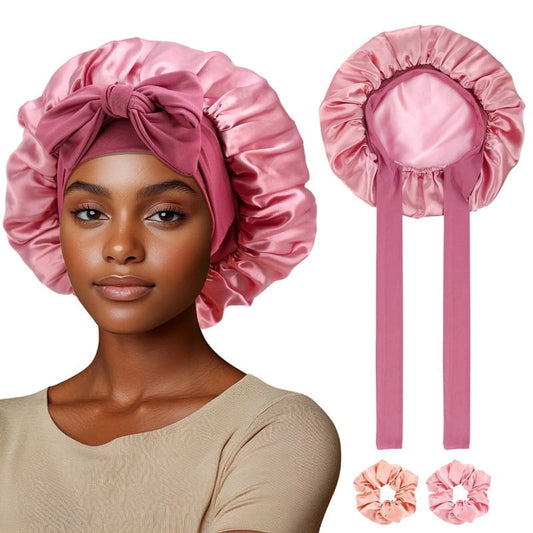 Satin sleep bonnet