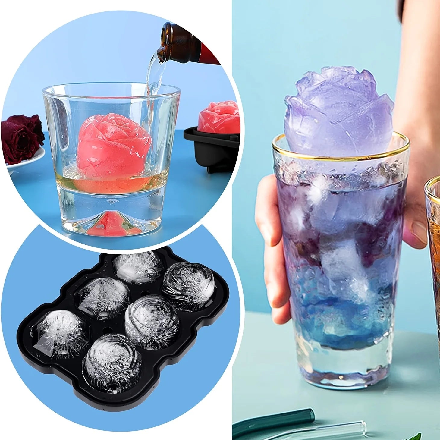 Rose Diamond Ice Tray - GaKe
