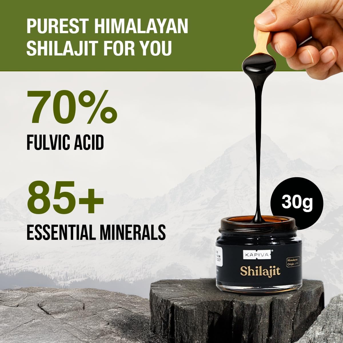 Himalayan Shilajit Resin Boost - GaKe