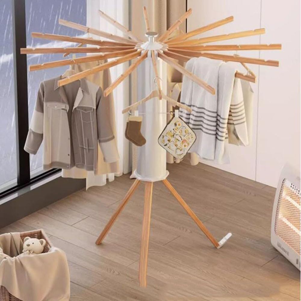 Octopus Foldaway Beech Wood Rack - GaKe