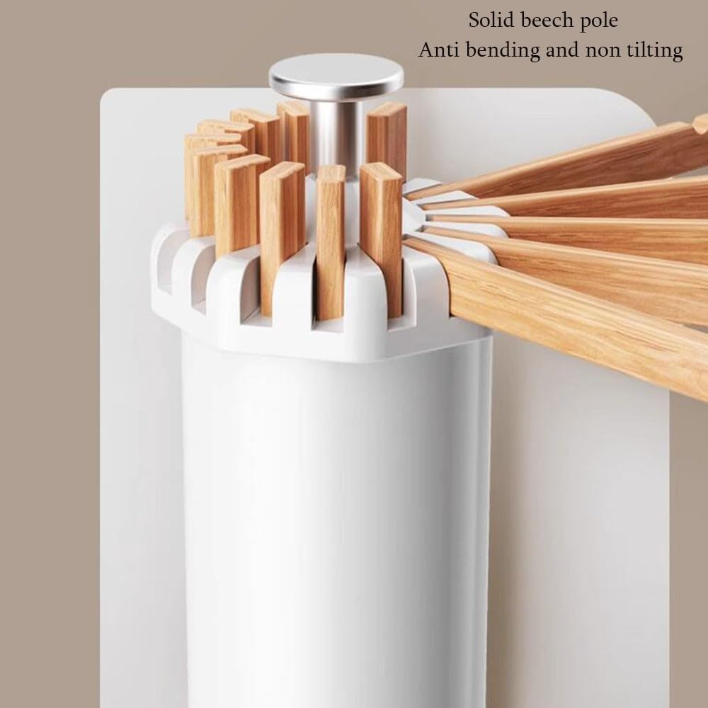 Octopus Foldaway Beech Wood Rack - GaKe