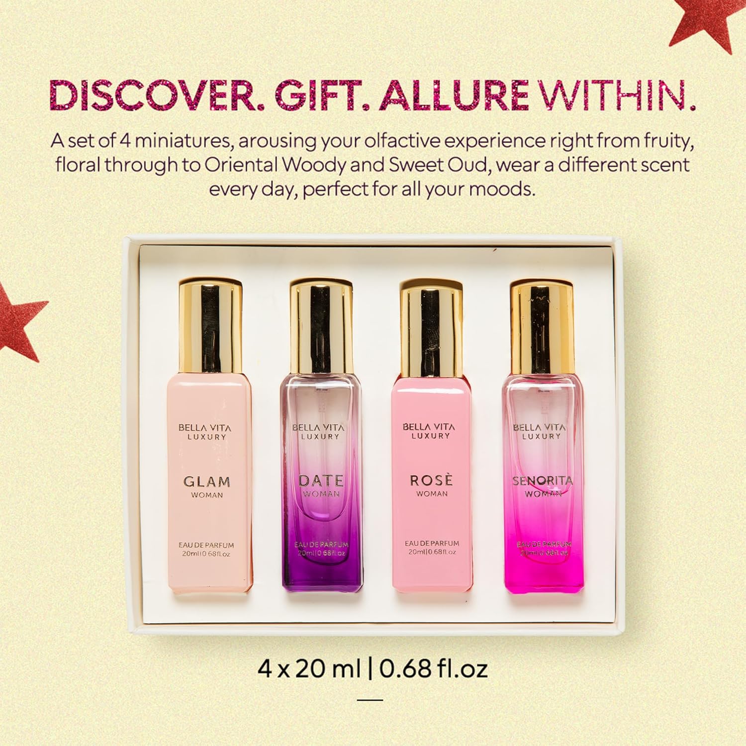 Bellavita Mini Cologne Gift Set - GaKe