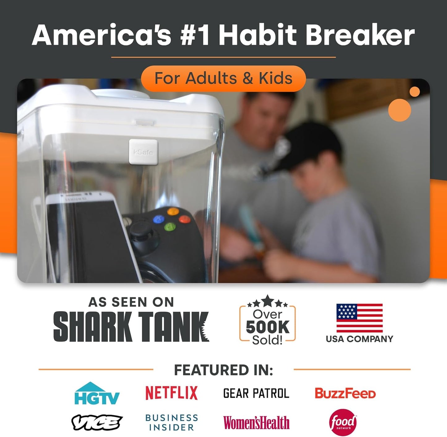 FocusLock Time Lock Storage Box - GaKe