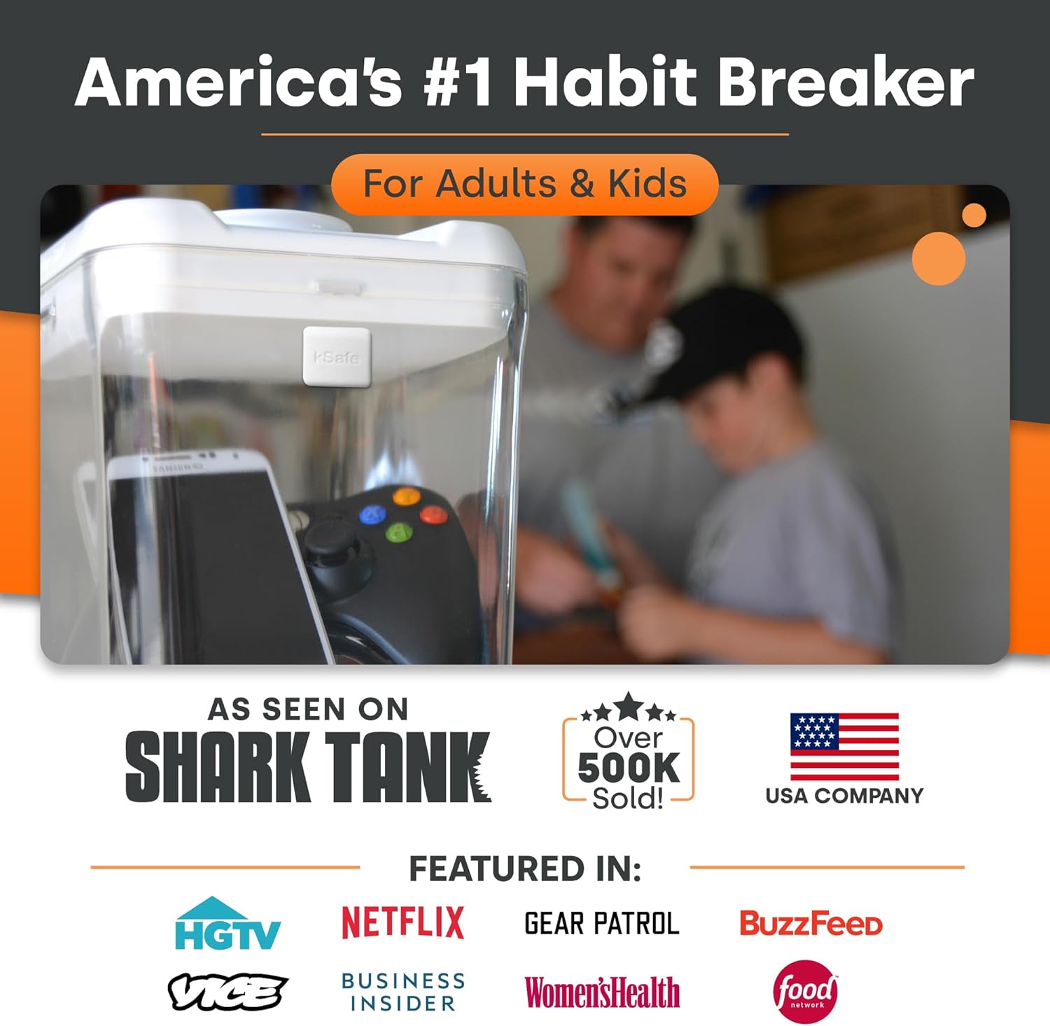 FocusLock Time Lock Storage Box - GaKe