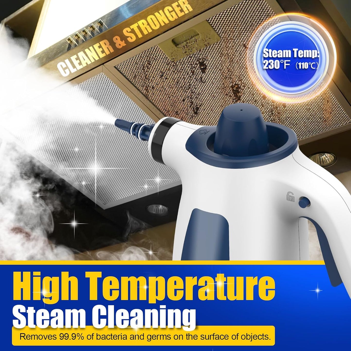 QuickSteam Pro Handheld Power Cleaner - GaKe