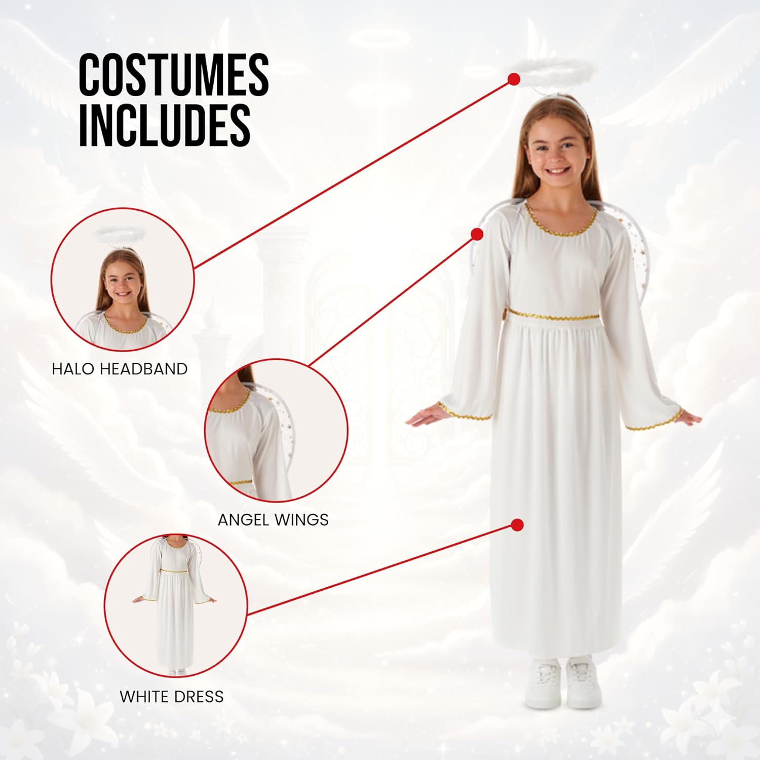 Heavenly Angel Nativity Costume - GaKe