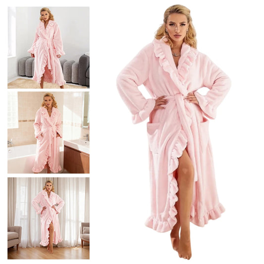 Cozy Flannel Robe - GaKe