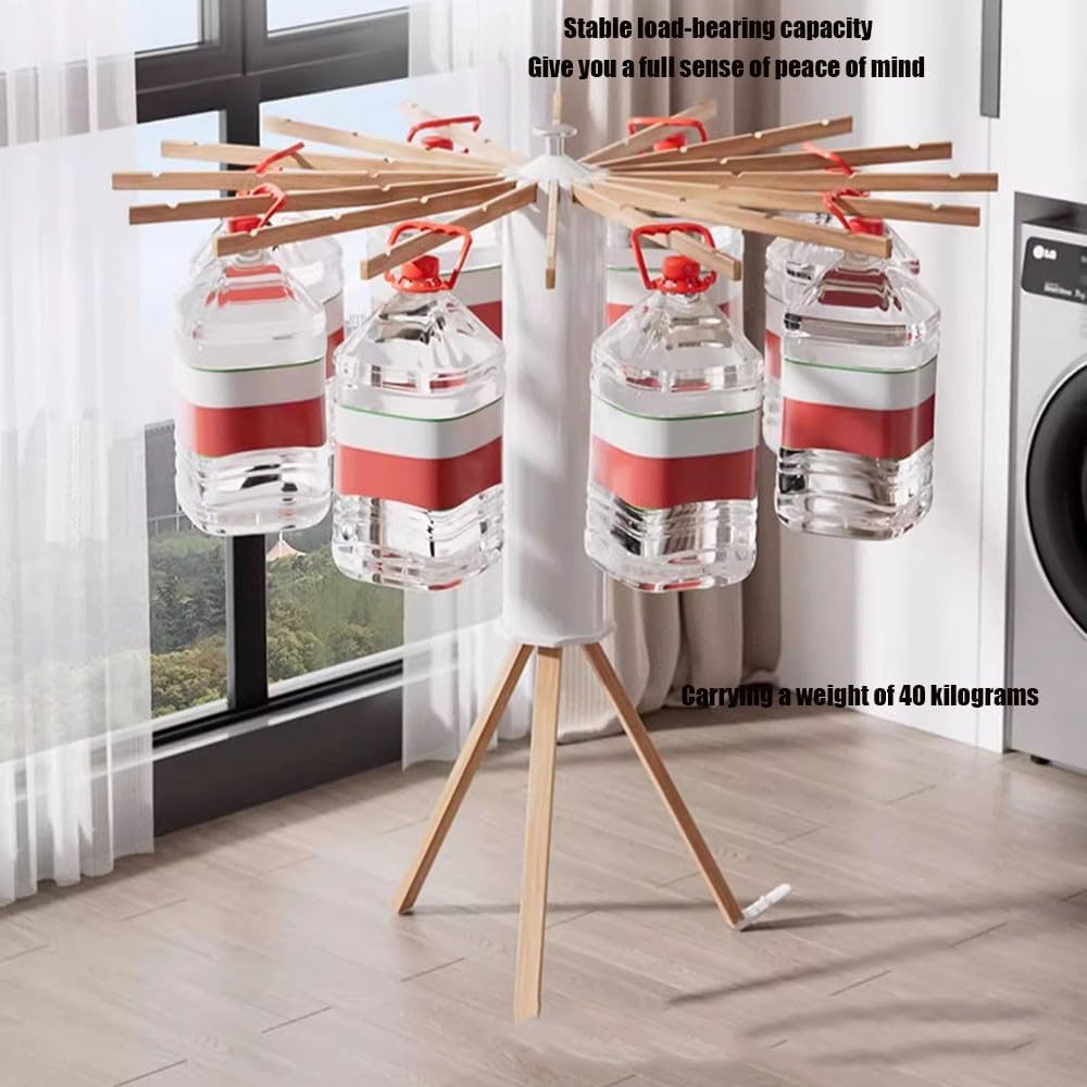 Octopus Foldaway Beech Wood Rack - GaKe