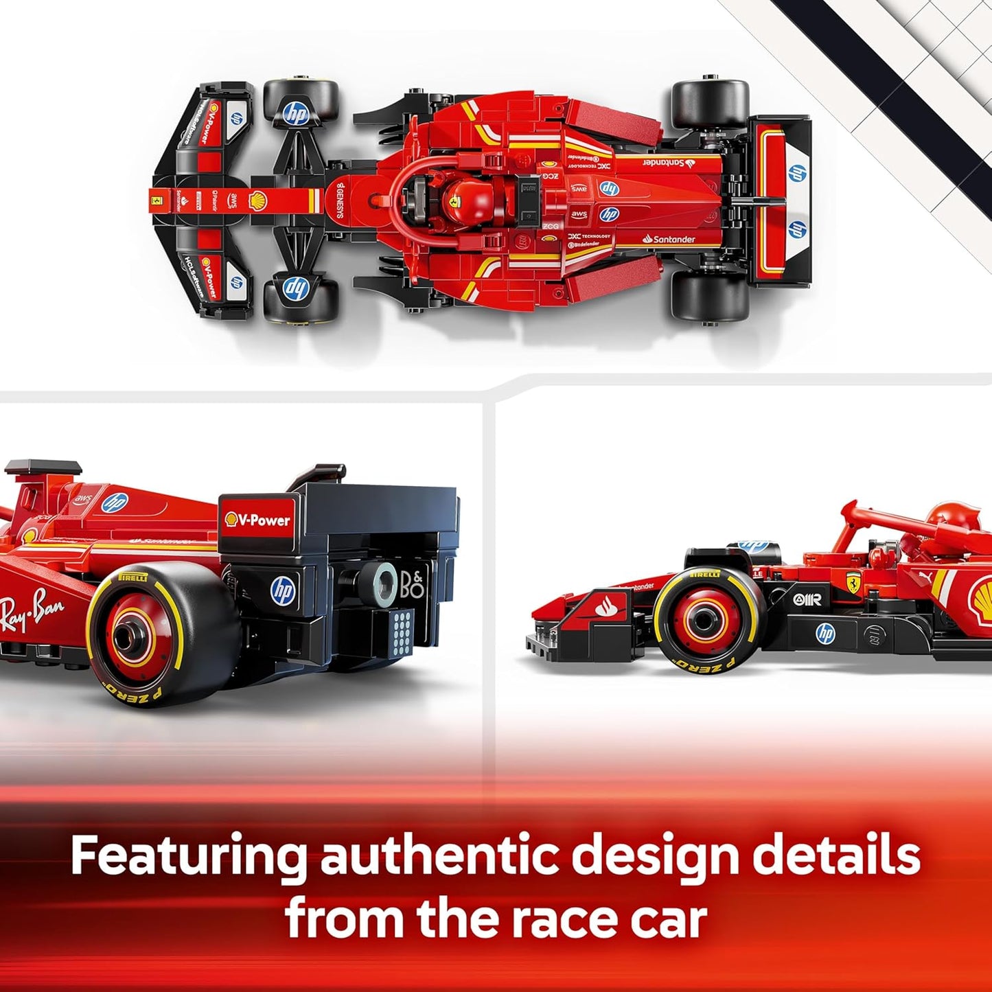 Ferrari SF Racing Brick Model - GaKe