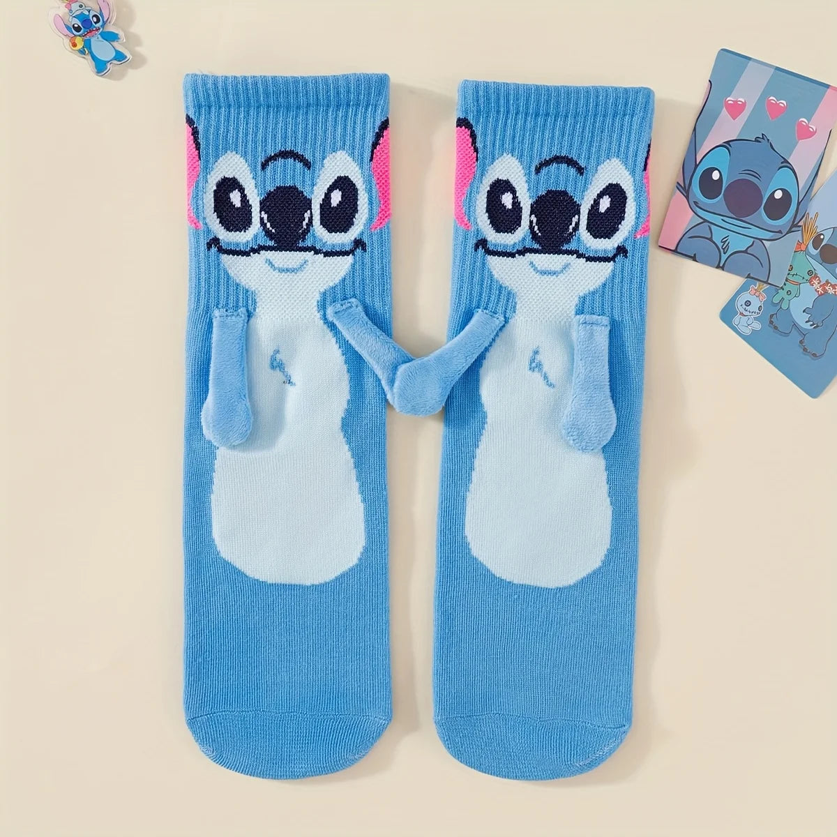 Cozy Stitch Cartoon Crew Socks - GaKe