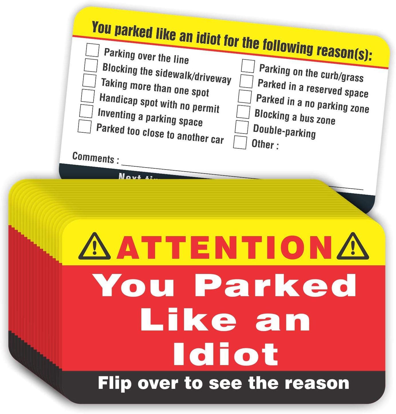 Parking Shame Cards Value Pack - GaKe