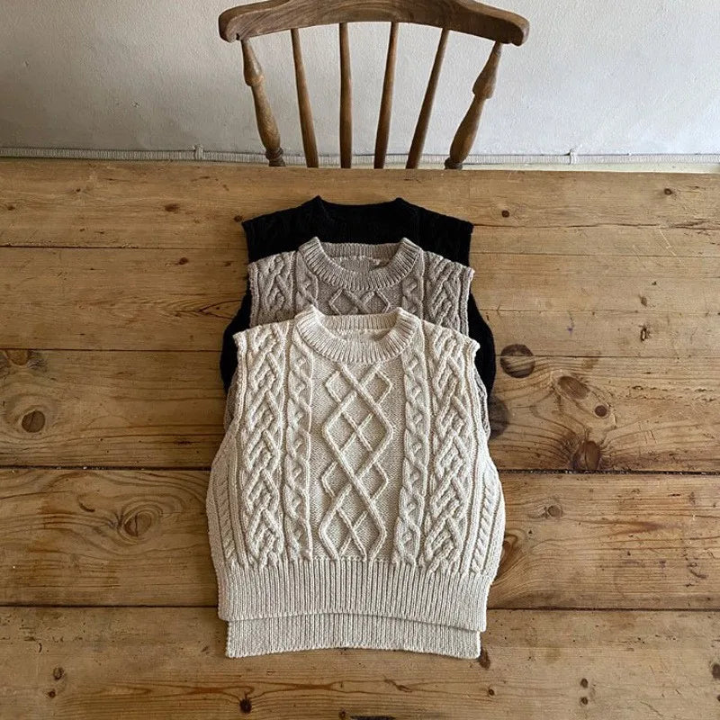 Cozy Knit Baby Vest - GaKe