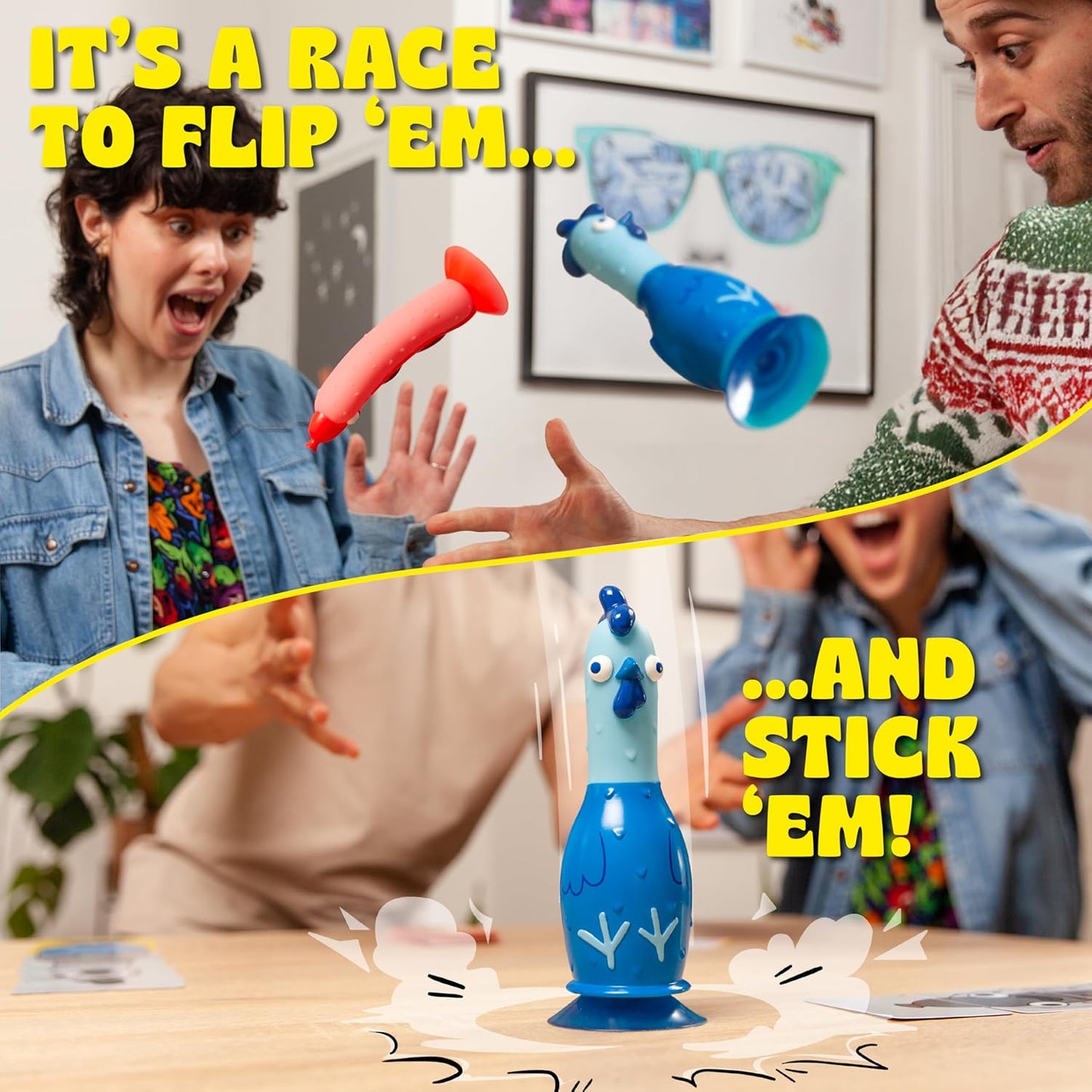 Flip & Stick Party Game - GaKe