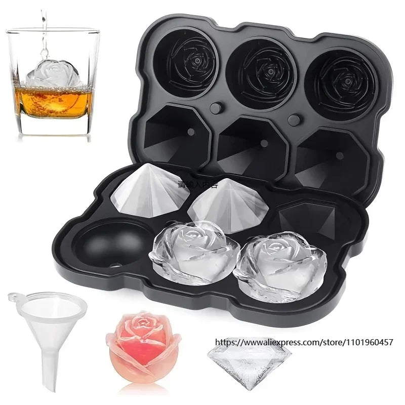 Rose Diamond Ice Tray - GaKe
