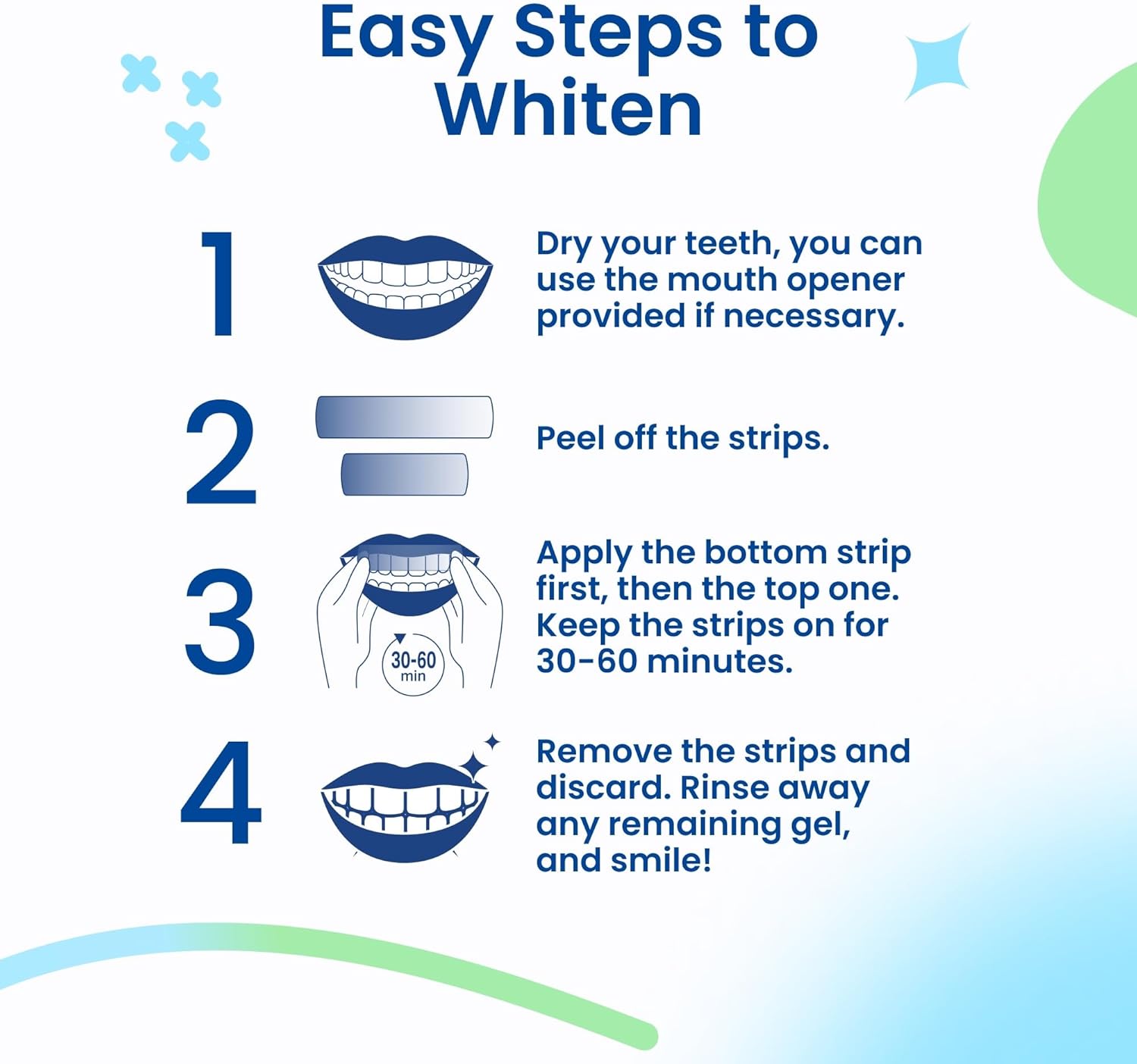 BrightSmile Whitening Strips - GaKe