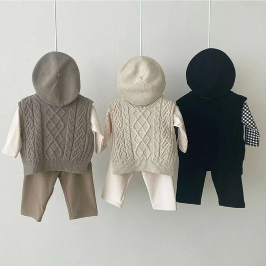 Cozy Knit Baby Vest - GaKe