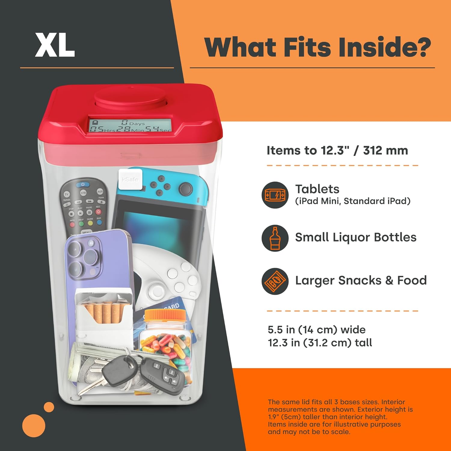 FocusLock Time Lock Storage Box - GaKe