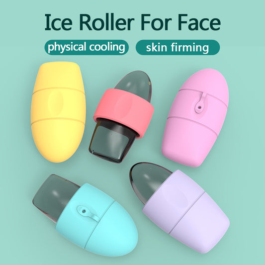 Silicone ice face roller